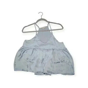 Altar’d State Shiny Cinderella Cami Babydoll Tunic Top Women's Size M